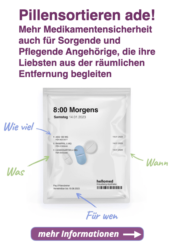 Nie wieder Pillensortieren!