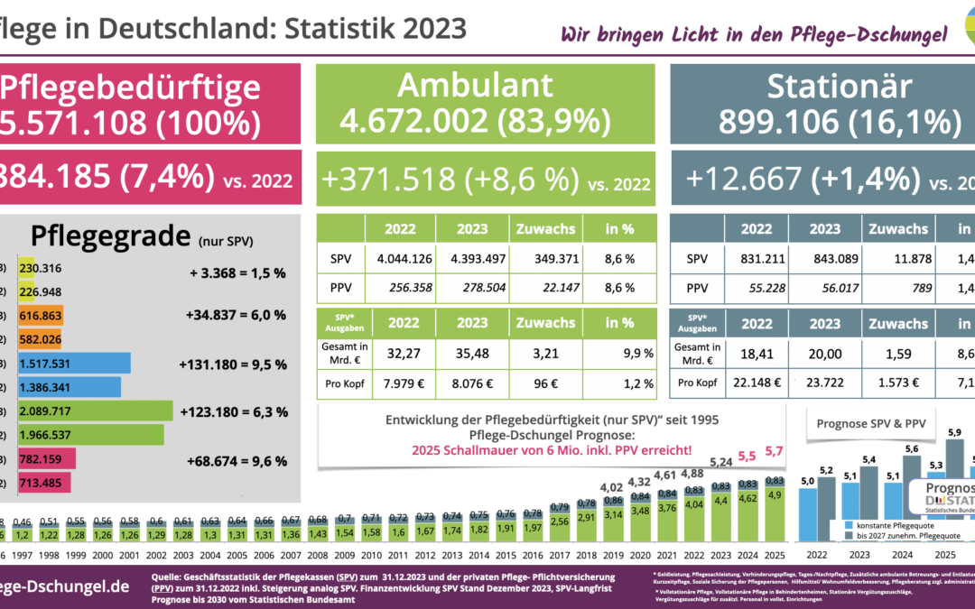 Pflege in Deutschland: Statistik 2023
