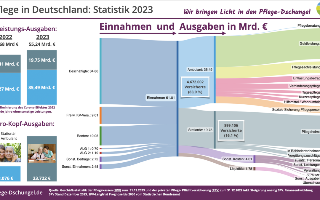 Pflege in Deutschland: Finanzen 2023